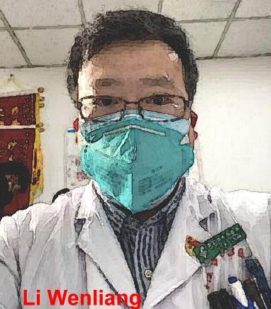 Le docteur Li Wenliang, lanceur d’alerte de l’épidémie de coronavirus