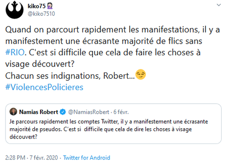 le droit à l'anonymat est constitutif des droits humains, Robert (Je répète EN PARLANT FORT…) #OKBoomer le droit à l'anonymat est constitutif des droits humains, Robert (Je répète EN PARLANT FORT…) #OKBoomer