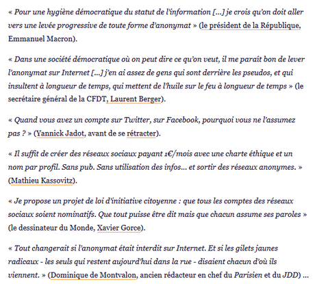 le droit à l'anonymat est constitutif des droits humains, Robert (Je répète EN PARLANT FORT…) #OKBoomer le droit à l'anonymat est constitutif des droits humains, Robert (Je répète EN PARLANT FORT…) #OKBoomer