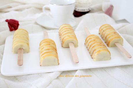 CAKE POP SICLE CITRON / CHOCOLAT BLANC CAKE POP SICLE CITRON / CHOCOLAT BLANC