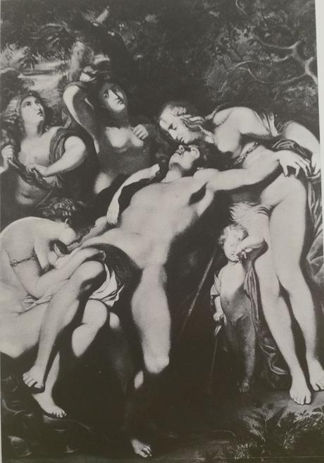 Rubens 1602-05 Venus pleurant Adonis coll priv
