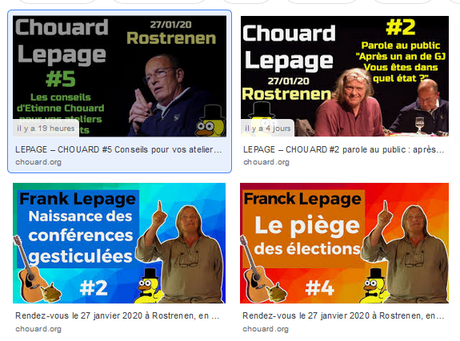 Bretagne : duo confusionniste sur canapé rouge brun : @Etienne_Chouard & Franck Lepage