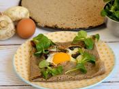 Galette fromage, champignons