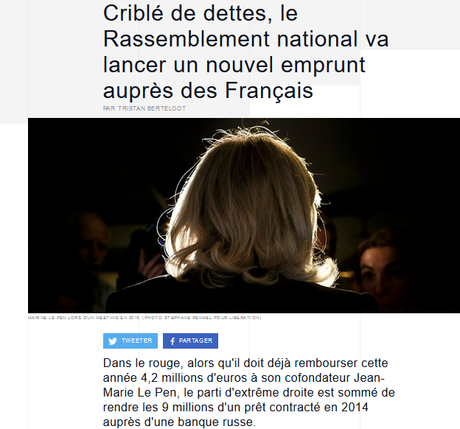 #RN : c'est l'hallali chez les fachos, contraints au racket de leurs