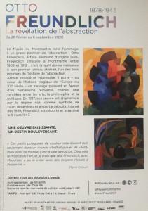 Le Musée de Montmartre  prochaine exposition OTTO FREUNDLICH à partir du 28 Février 2020