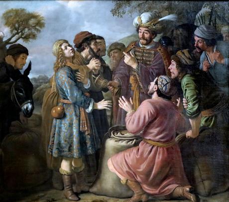 jan victors 1653 The Finding of the cup in Benjamin's sack Gemaldegalerie Alte Meister Dresde photo JL Mazieres