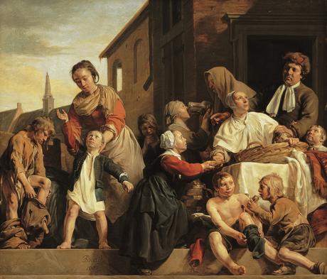 an-de-bray-1663-Lhabillage-et-le-repas-des-orphelins-Frans-Hals-Museum-Haarlem-