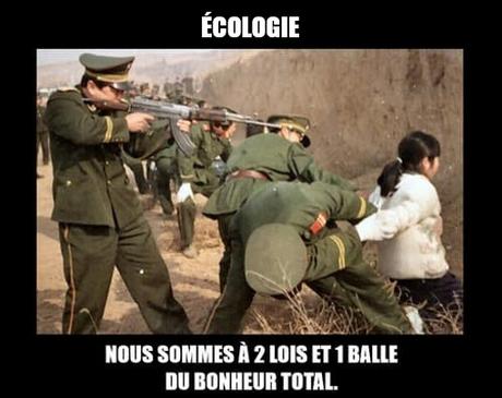 Écologie : youpi, un bon gros totalitarisme à visage humain !