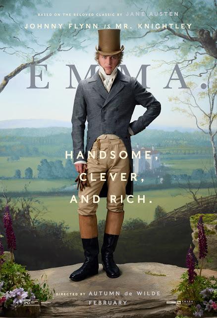 Affiches personnages UK pour Emma de Autumn de Wilde