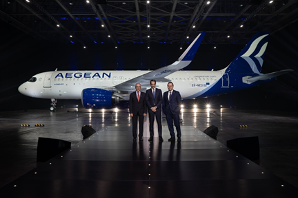 Le premier A320neo arrive dans la flotte d’Aegean Airlines