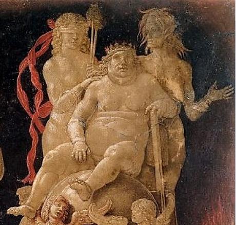 Mantegna Allegory of the Fall of Ignorant Humanity Virtus Combusta British Museum detail