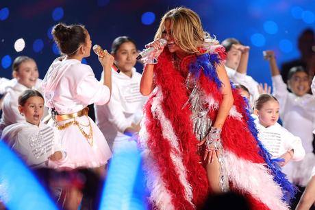 Shakira et Jennifer Lopez à la mi-temps du 54ème Super Bowl