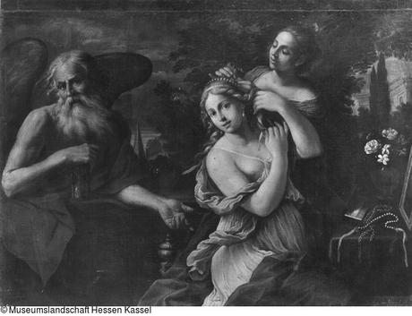 Cerrini, Giovanni Domenico 1670 - 1680 Le temps ravit la beaute Kassel Museum
