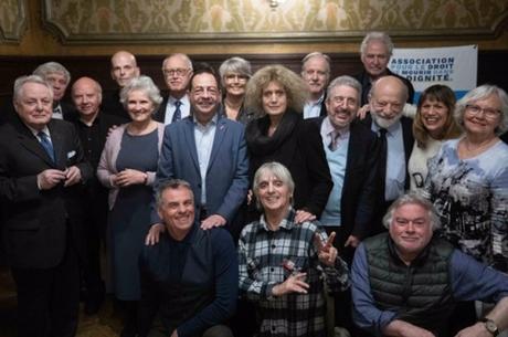 Soirée avec des membres du comité de parrainage de l’ADMD-FRANCE