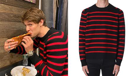 STYLE : Colin Ford’s striped sweater