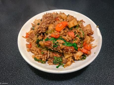 Attention, ça pique ! – Spicy Tofu Fried Rice (riz sauté piquant)