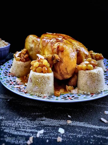 Poulet farci au coscous Poulet farci au coscous