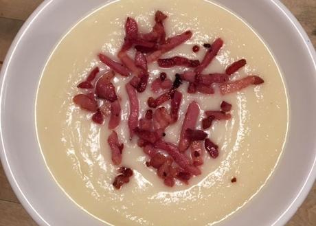 Velouté de panais aux petits lardons