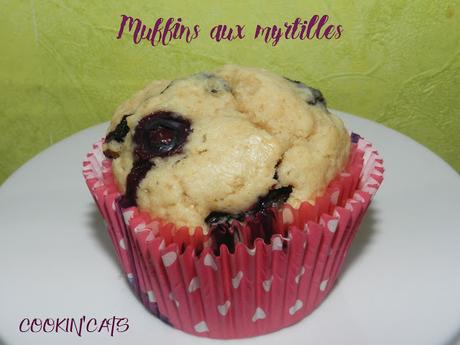 MUFFINS AUX MYRTILLES MOELLEUX (sans gluten, végétalien)