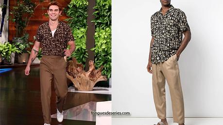 STYLE : KJ Apa’s outfit for the Ellen Show