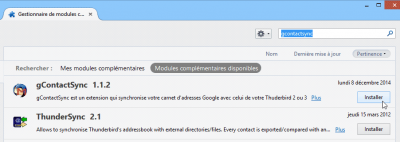 Synchroniser les contacts de Gmail vers Thunderbird Synchroniser les contacts de Gmail vers Thunderbird