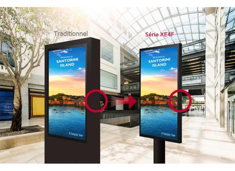 LG 55XE4F : un nouvel écran ultra plat pour l’extérieur, certifié IP56 et IK10