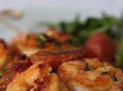 Brochettes Gambas l’Orange Sanguine.