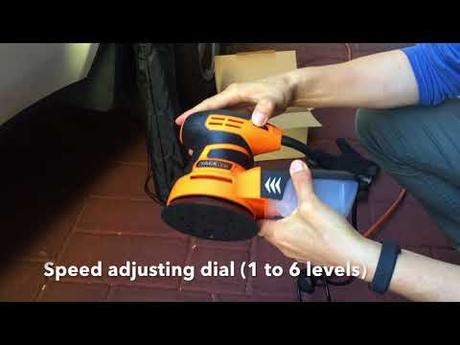 Ponceuse excentrique professionnelle Tacklife PRSO1A YouTube Video