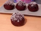 Boules sablées cacao coeur noix coco