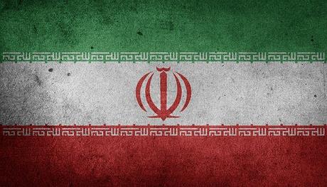 Iran, Drapeau, Middle East, Grunge