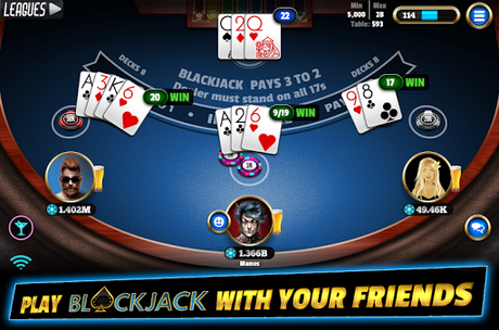 Code Triche BlackJack 21 - Online Blackjack multiplayer casino  APK MOD (Astuce) 1