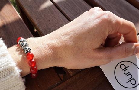 Bracelet Cornaline rouge et argent 925 dunp, le bracelet mieux que semi précieux