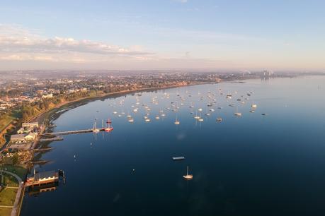 Geelong sur la côte de Victoria. (Photo de Tony Nguyen / Getty Images)
