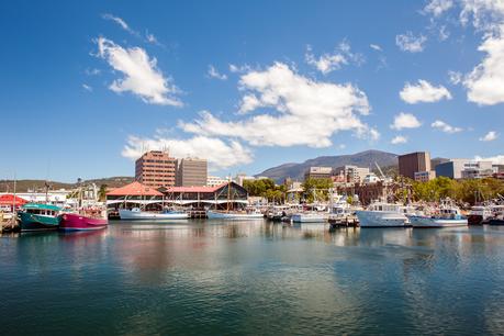 La ville de Hobart et le mont Wellington. (Photo de Leisa Tyler / LightRocket / Getty Images)