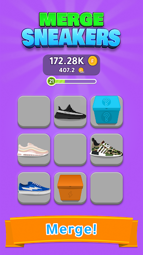 Code Triche Merge Sneakers! - Grow Sneaker Collection APK MOD (Astuce) Code Triche Merge Sneakers! - Grow Sneaker Collection APK MOD (Astuce) 2