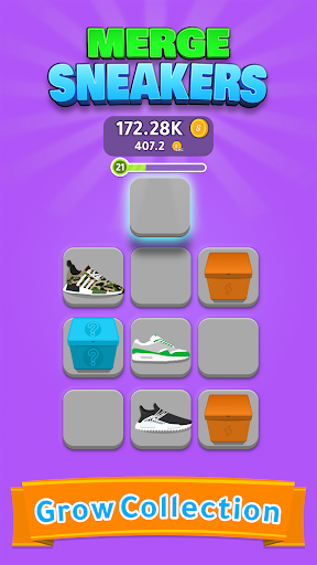 Code Triche Merge Sneakers! - Grow Sneaker Collection APK MOD (Astuce) Code Triche Merge Sneakers! - Grow Sneaker Collection APK MOD (Astuce) 3