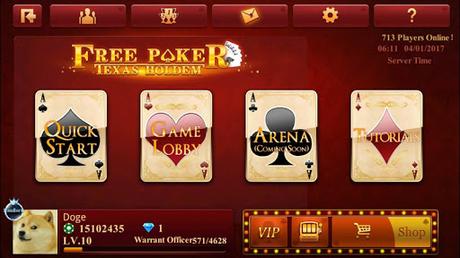Code Triche Free Poker-Texas Holdem APK MOD (Astuce) screenshots 1