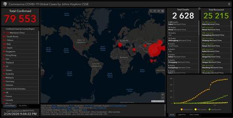 Suivez la progression du virus Covid-19 en temps réel