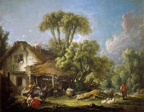 Boucher 1764b Le matin pres de Beauvais Barberini_Gallery