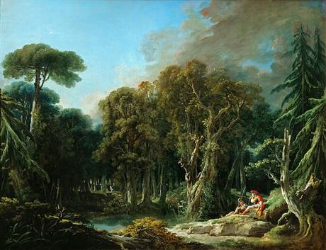 Boucher 1740 _The_Forest_-_WGA2888 Louvre
