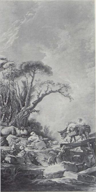 Boucher A3 1769 Le retour du marche coll part