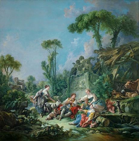 Boucher 1768a La halte ou la fete du berger MET