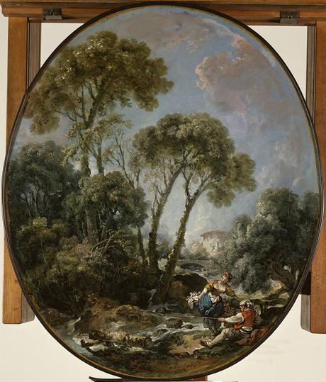 Boucher 1769b Pecheur accompagne d'une femme Walters Art Museum Baltimore