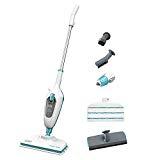Meilleure machine à nettoyer le sol – Comparatif 2020 BLACK+DECKER FSMH13E5-QS Balai vapeur avec nettoyeur à main – 5 en 1 – 1300 W - Capacité du réservoir : 350 ml - 99,9% des bactéries tuées - Temps de chauffe : 25 secondes - Multi-surfaces