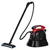 Meilleure machine à nettoyer le sol – Comparatif 2020 SIMBR Nettoyeur Vapeur Multifonctionnel pour Nettoyer et Stériliser Plancher, Vitre, Tissus, Tapis, Rideaux, Carreau avec le Volume de Vapeur Réglable Avec 16 Accessoires Noir