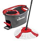 Meilleure machine à nettoyer le sol – Comparatif 2020 Vileda Easy Wring & Clean Turbo balai à frange + seau à pédale - set complet