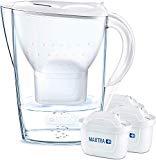 Meilleur filtre à eau – comparatif 2020 BRITA Marella Ensemble de filtre à eau comprend: 3 MAXTRA +, blanc - Ajustement du réfrigérateur