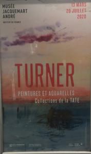 Musée Jacquemart André —TURNER— Peintures et aquarelles -collections de la TATE (13 Mars au 20 Juillet 2020)