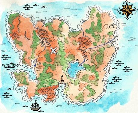 Une île perdue, la carte retrouvée