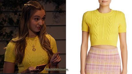 THE EXPANDING UNIVERSE OF ASHLEY GARCIA : Brooke’s yellow top in S1E02